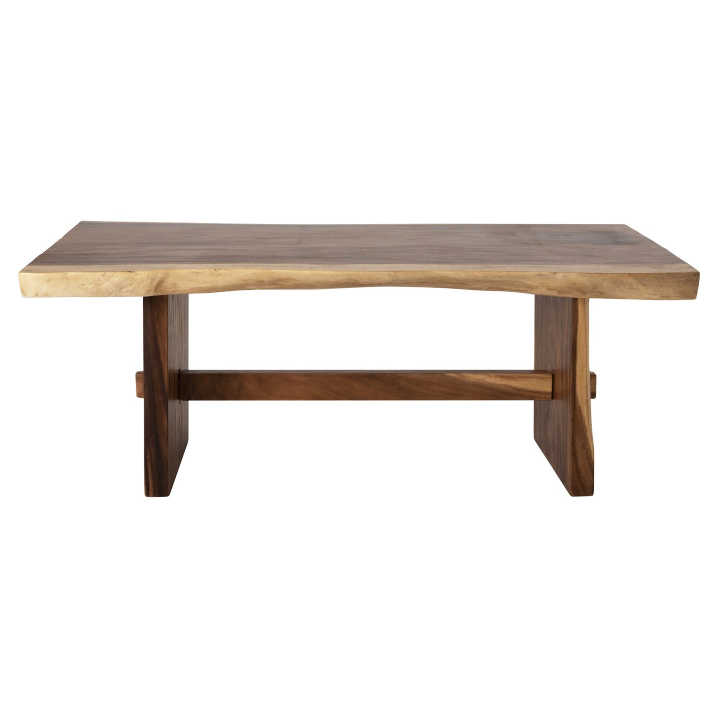 DINING TABLE ULYSES HM9757 SOLID SUAR WOOD IN NATURAL COLORING 200X90X77Hcm.