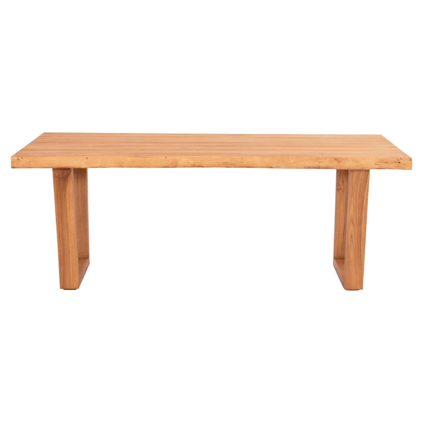 DINING TABLE LEOPOLD HM9933.01 SOLID TEAK WOOD- NATURAL COLOR 200.5x107x76Hcm.