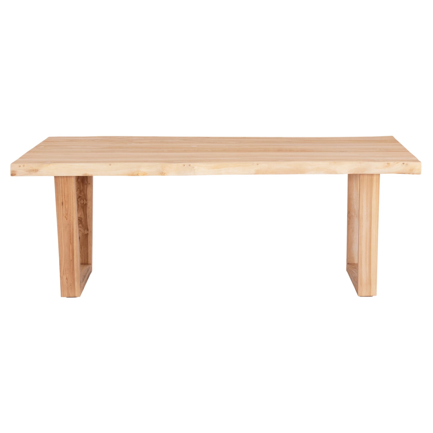 DINING TABLE LEOPOLD HM9933.02 SOLID TEAK WOOD-LIGHT NATURAL COLOR 200,5x107x76Hcm.