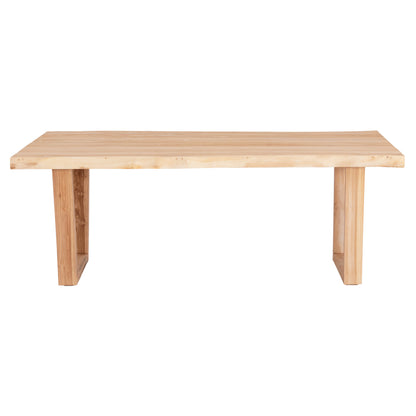 DINING TABLE LEOPOLD HM9933.02 SOLID TEAK WOOD-LIGHT NATURAL COLOR 200,5x107x76Hcm.