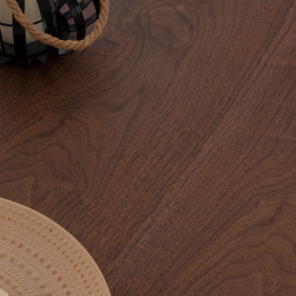 DINING TABLE JAY HM9304.02 MDF TOP WALNUT VENEER METAL LEGS 200x100x75H