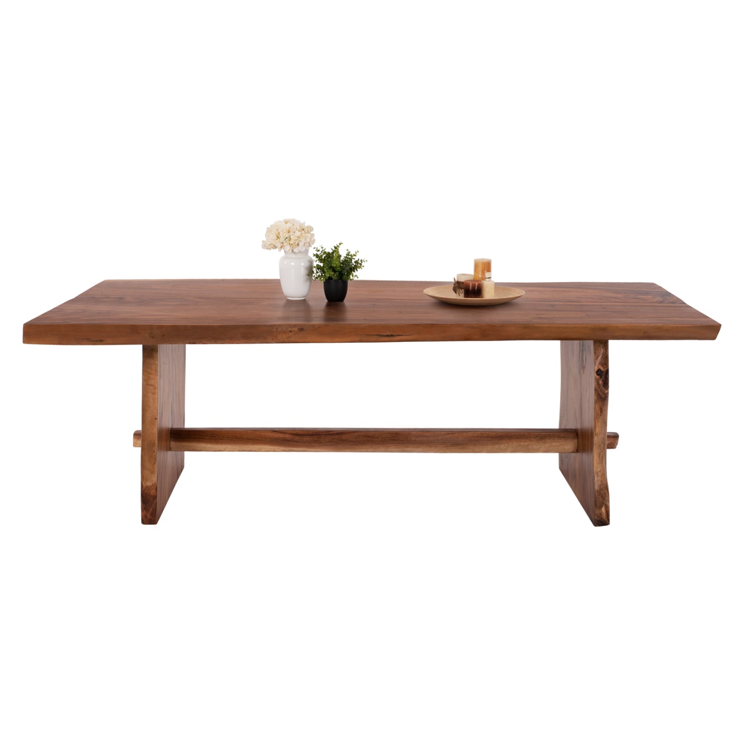 DINING TABLE EGON HM9489 SOLID SUAR WOOD 240X120X77Hcm.