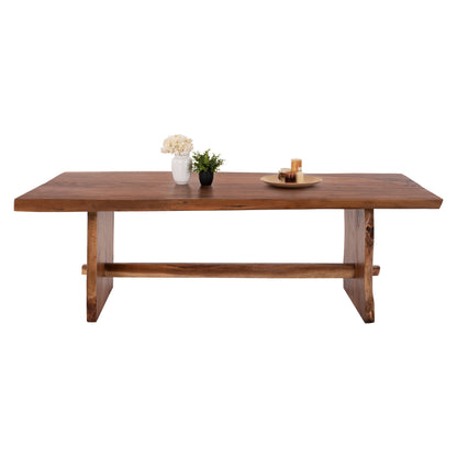 DINING TABLE EGON HM9489 SOLID SUAR WOOD 240X120X77Hcm.