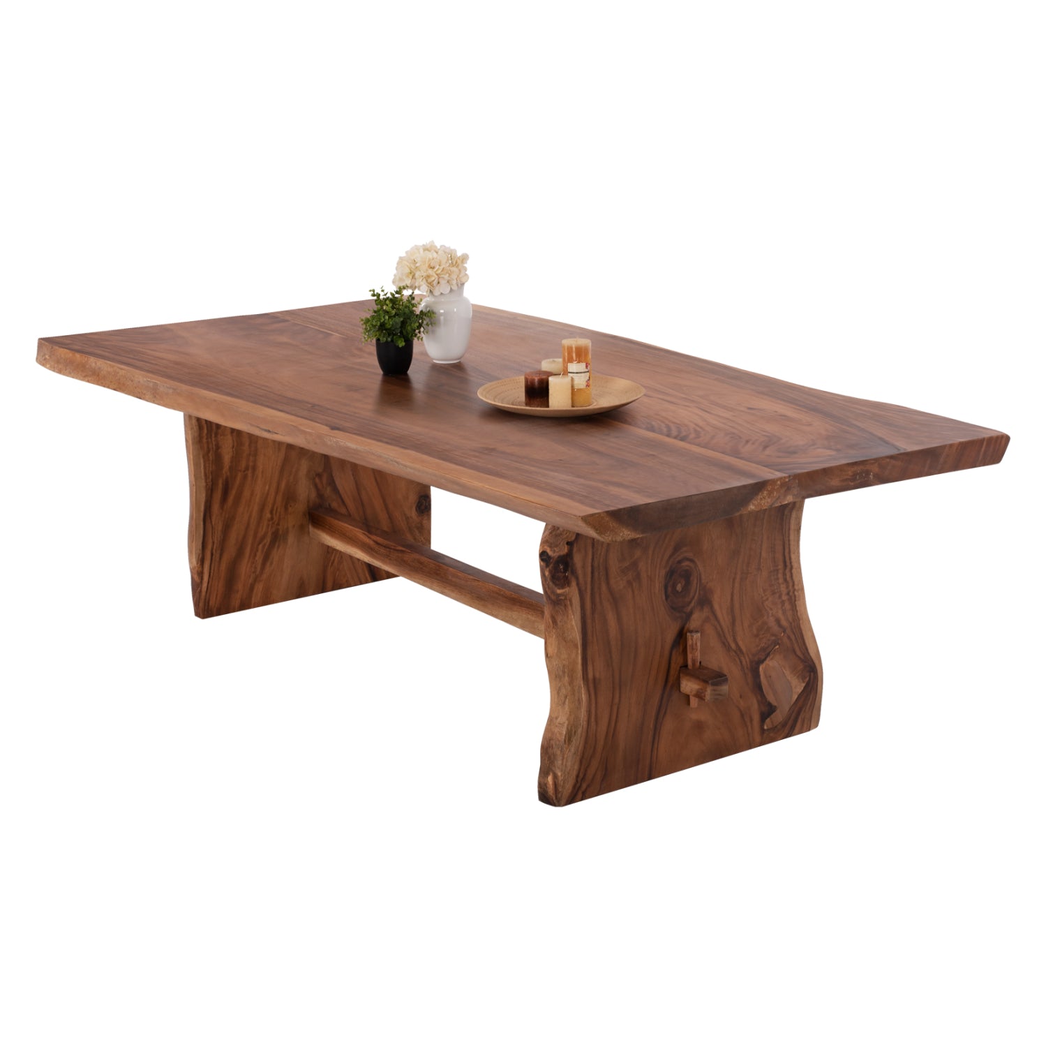 DINING TABLE EGON HM9489 SOLID SUAR WOOD 240X120X77Hcm.