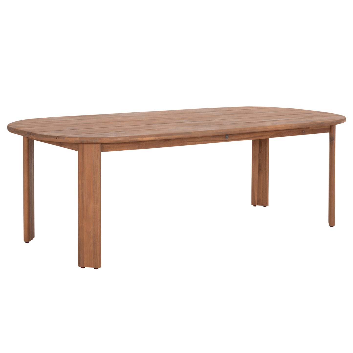 DINING TABLE OVAL RAIKKO HM6444 ACACIA WOOD IN NATURAL 240x100x75Hcm.