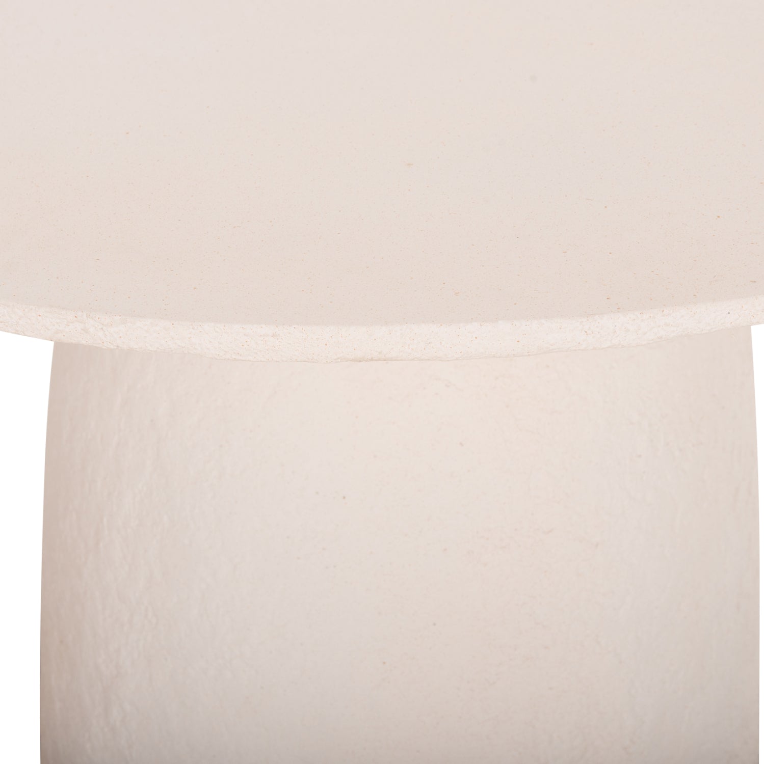 DINING TABLE ROUND SEPPO HM18154.02 FIBER CEMENT IN WHITE--Φ119,5x75,5Hcm.