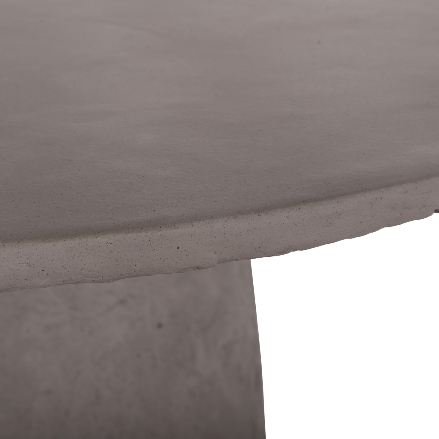 DINING TABLE ROUND SEPPO HM18154.03 FIBER CEMENT IN GREY--Φ119,5x75,5Hcm.