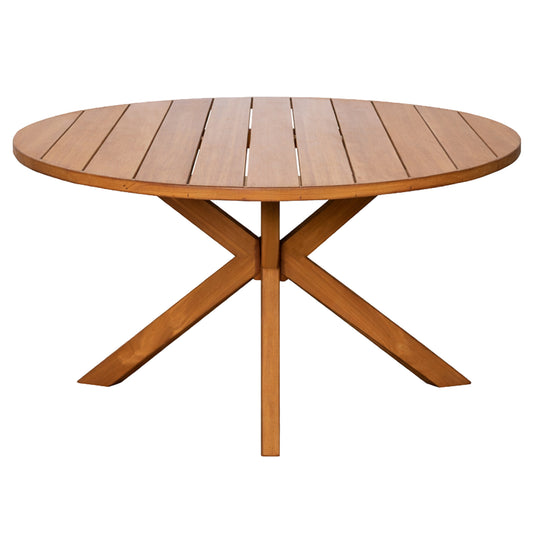 DINING TABLE ROUND NORI HM6528 ACACIA WOOD--NATURAL Φ120x74Hcm.