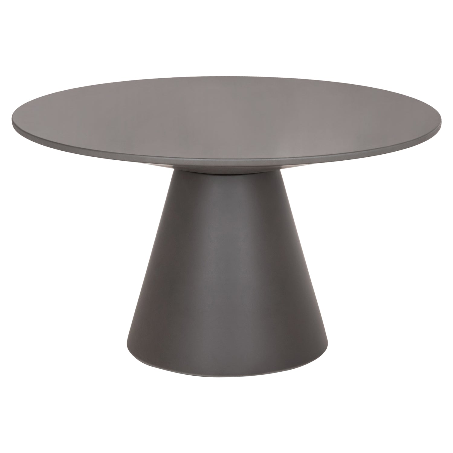 ROUND DINING TABLE RAIKO HM6573.01 GREY FIBER CEMENT Φ130x75Hcm