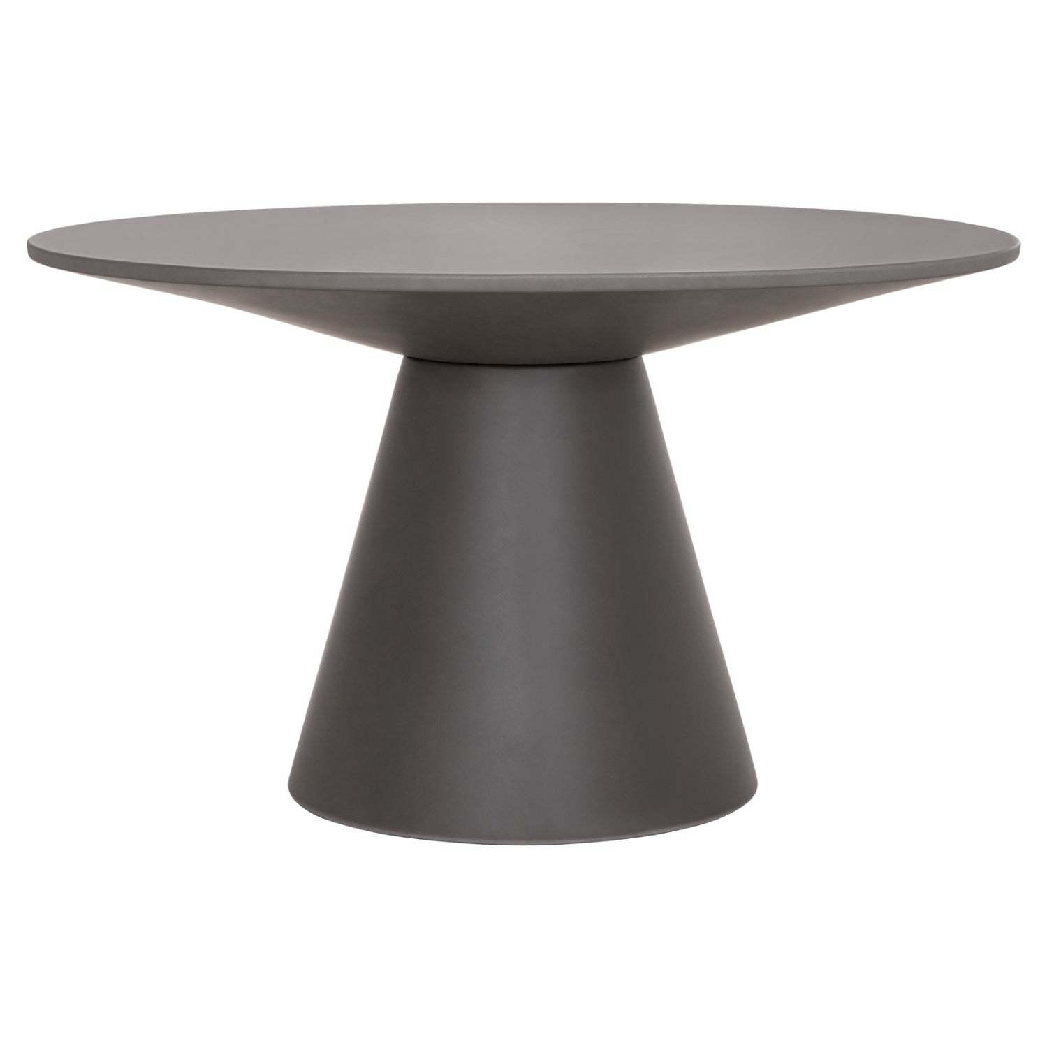 ROUND DINING TABLE RAIKO HM6573.01 GREY FIBER CEMENT Φ130x75Hcm