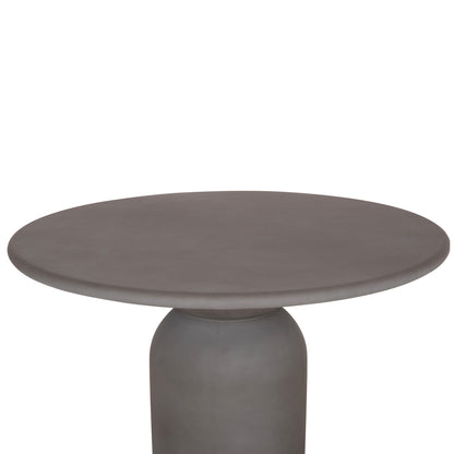 ROUND DINING TABLE KAZVIN HM6582.01 GREY FIBER CEMENT Φ130x73Hcm.
