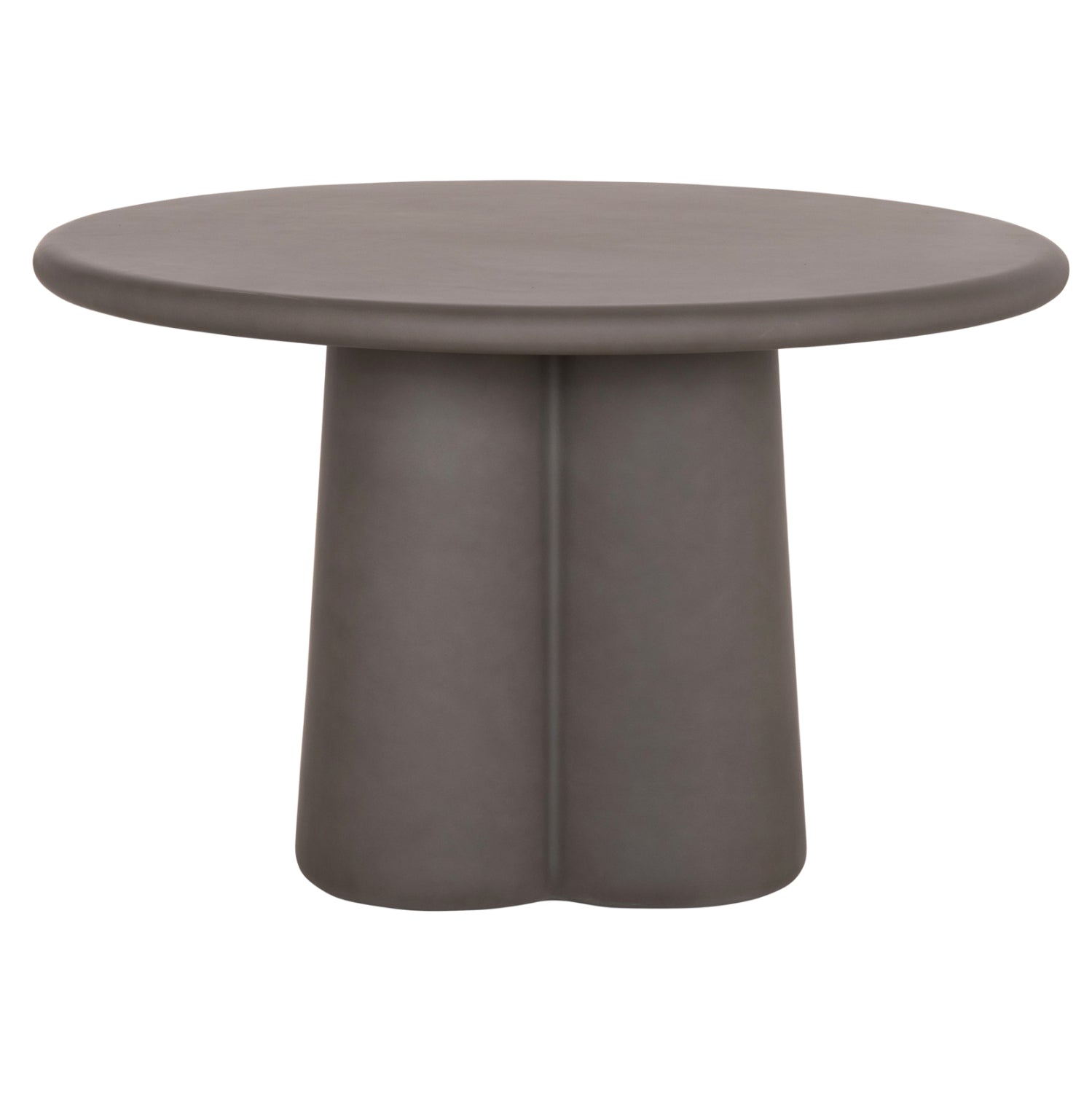 ROUND DINING TABLE NAYU HM6583.01 GREY FIBER CEMENT Φ120x73Hcm.