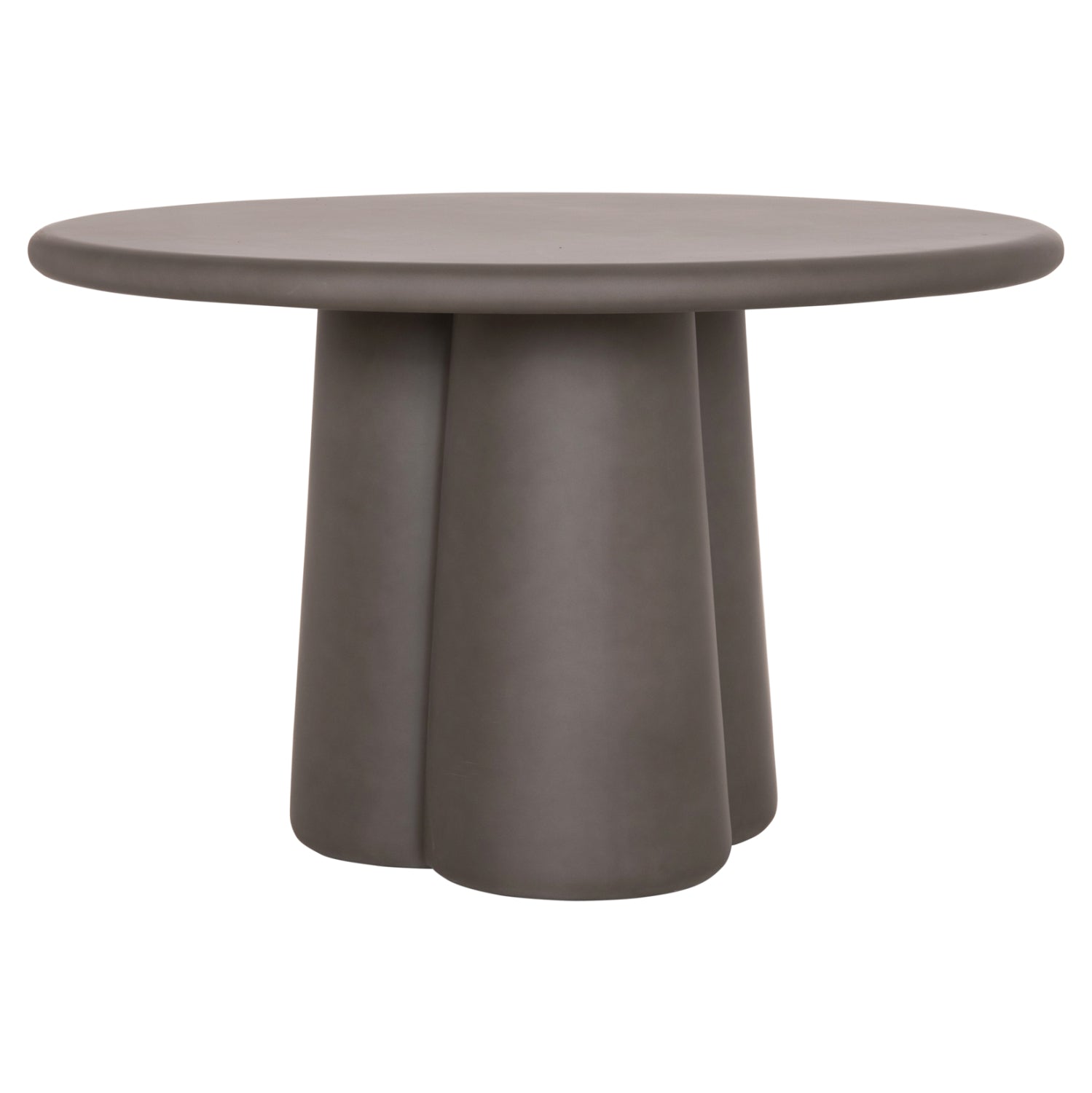 ROUND DINING TABLE NAYU HM6583.01 GREY FIBER CEMENT Φ120x73Hcm.