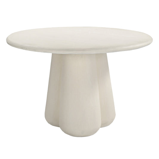 ROUND DINING TABLE NAYU HM6583.02 BEIGE FIBER CEMENT Φ120x75Hcm.