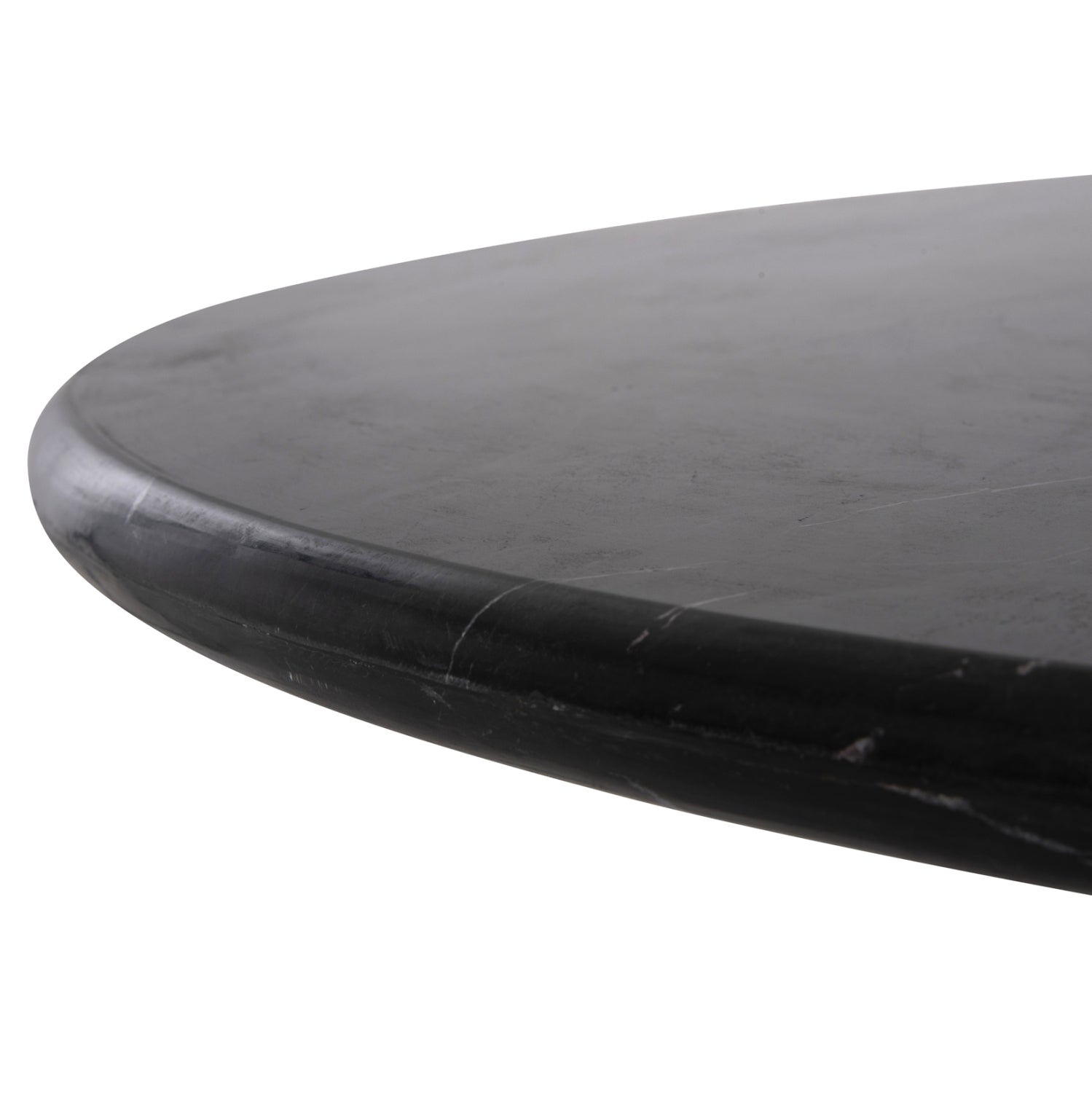 DINING TABLE ROUND DRAXX HM9687 SOLID ACACIA WOOD-BLACK MARBLE TOP Φ120x76Hcm.