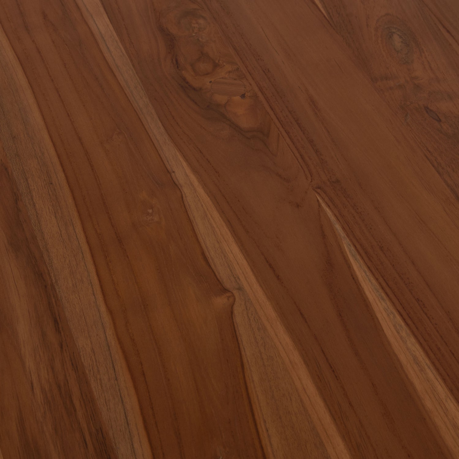 DINING TABLE ROUND RODER HM9896 TEAK WOOD- 3cm thick top-  Φ130x79.5Hcm.