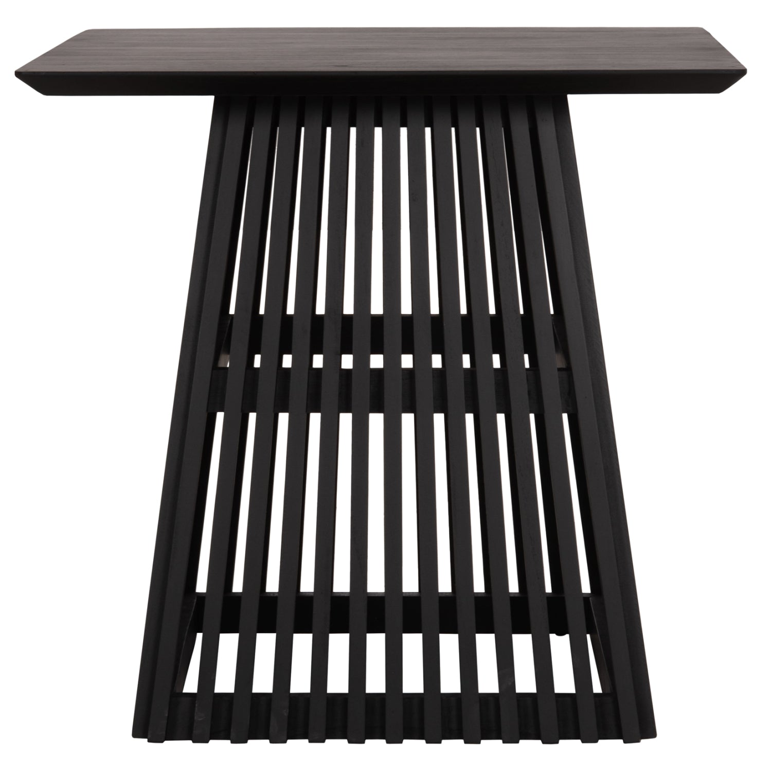 DINING TABLE SQUARE FRANTZ HM9458.02 MINDI WOOD IN BLACK 80x80x78Hcm.