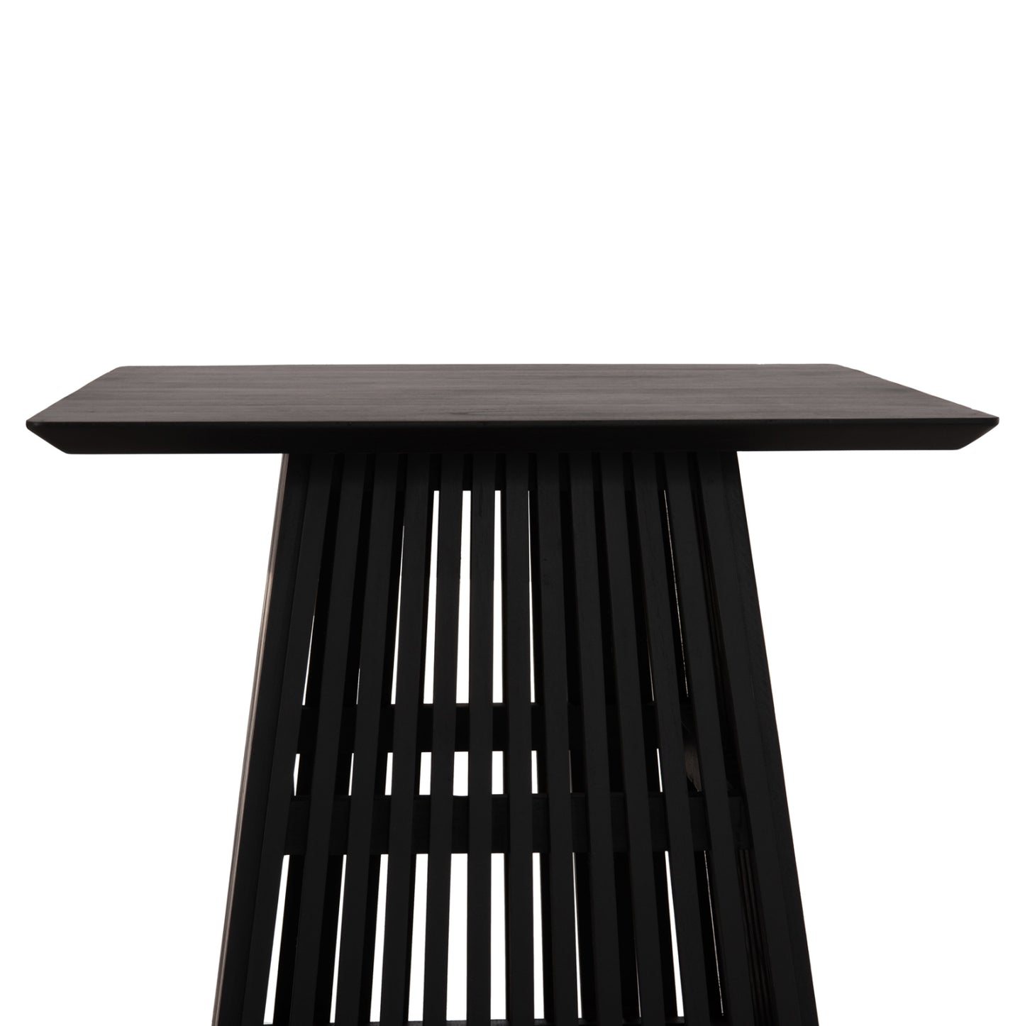 DINING TABLE SQUARE FRANTZ HM9458.02 MINDI WOOD IN BLACK 80x80x78Hcm.