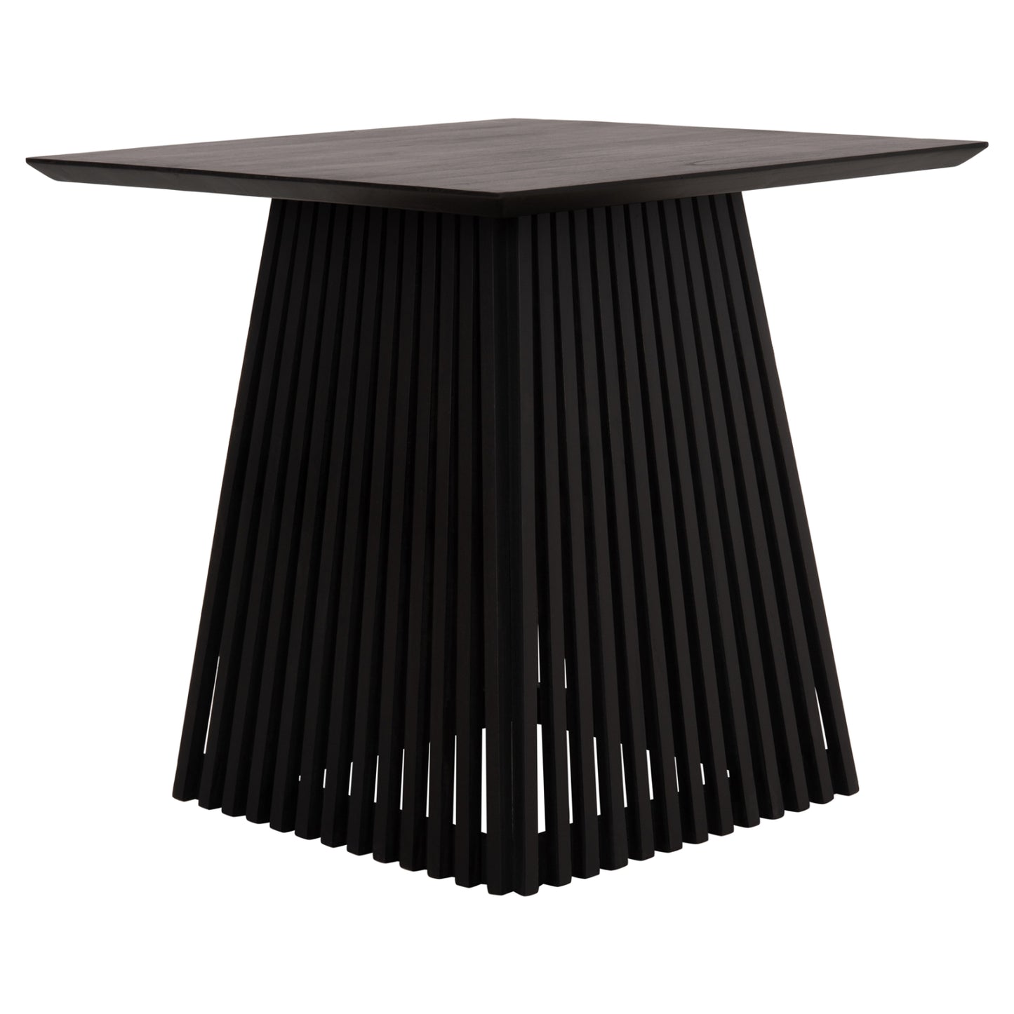 DINING TABLE SQUARE FRANTZ HM9458.02 MINDI WOOD IN BLACK 80x80x78Hcm.