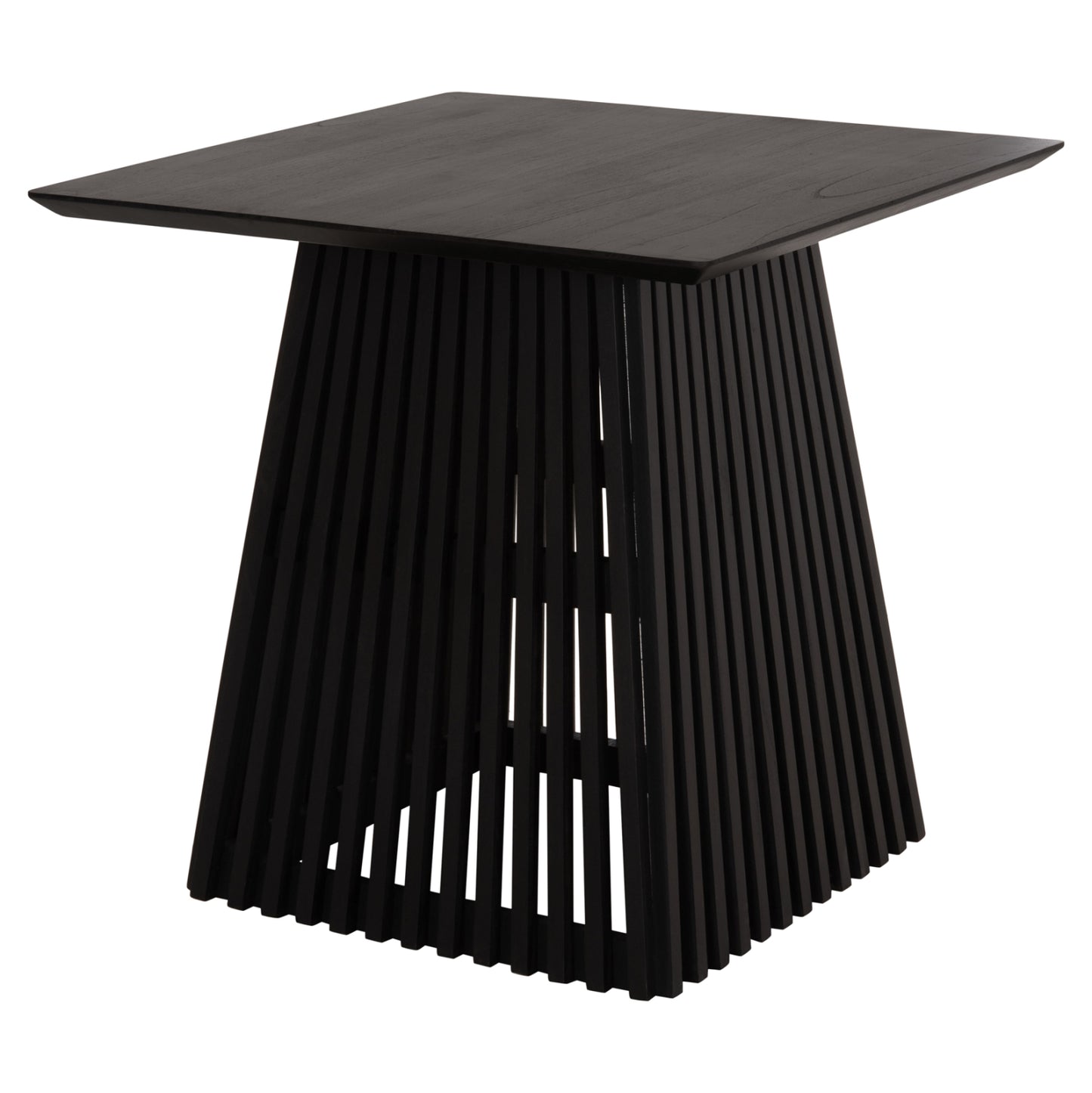 DINING TABLE SQUARE FRANTZ HM9458.02 MINDI WOOD IN BLACK 80x80x78Hcm.