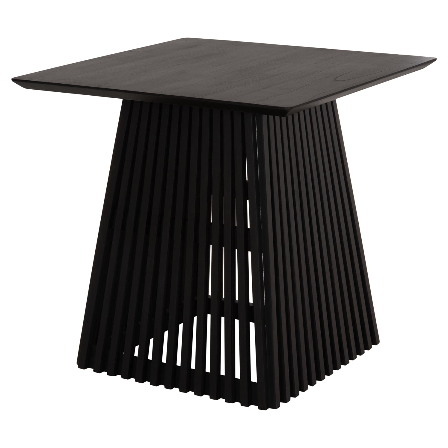 DINING TABLE SQUARE FRANTZ HM9458.02 MINDI WOOD IN BLACK 80x80x78Hcm.