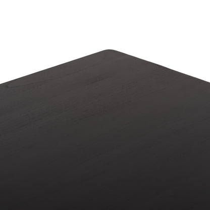 DINING TABLE SQUARE FRANTZ HM9458.02 MINDI WOOD IN BLACK 80x80x78Hcm.