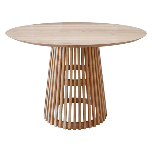 ROUND TABLE FRANTZ MINDI WOOD NATURAL COLOR Φ150x78.5Hcm.HM9457.01