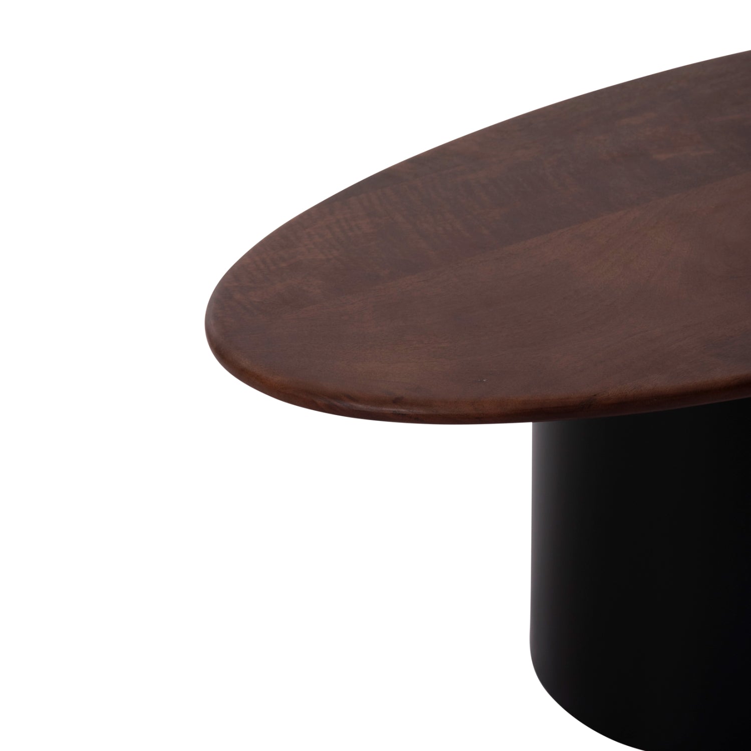 COFFEE TABLES 3PCS PEBBLES HM18004 MANGO TOP-METAL BLACK BASES