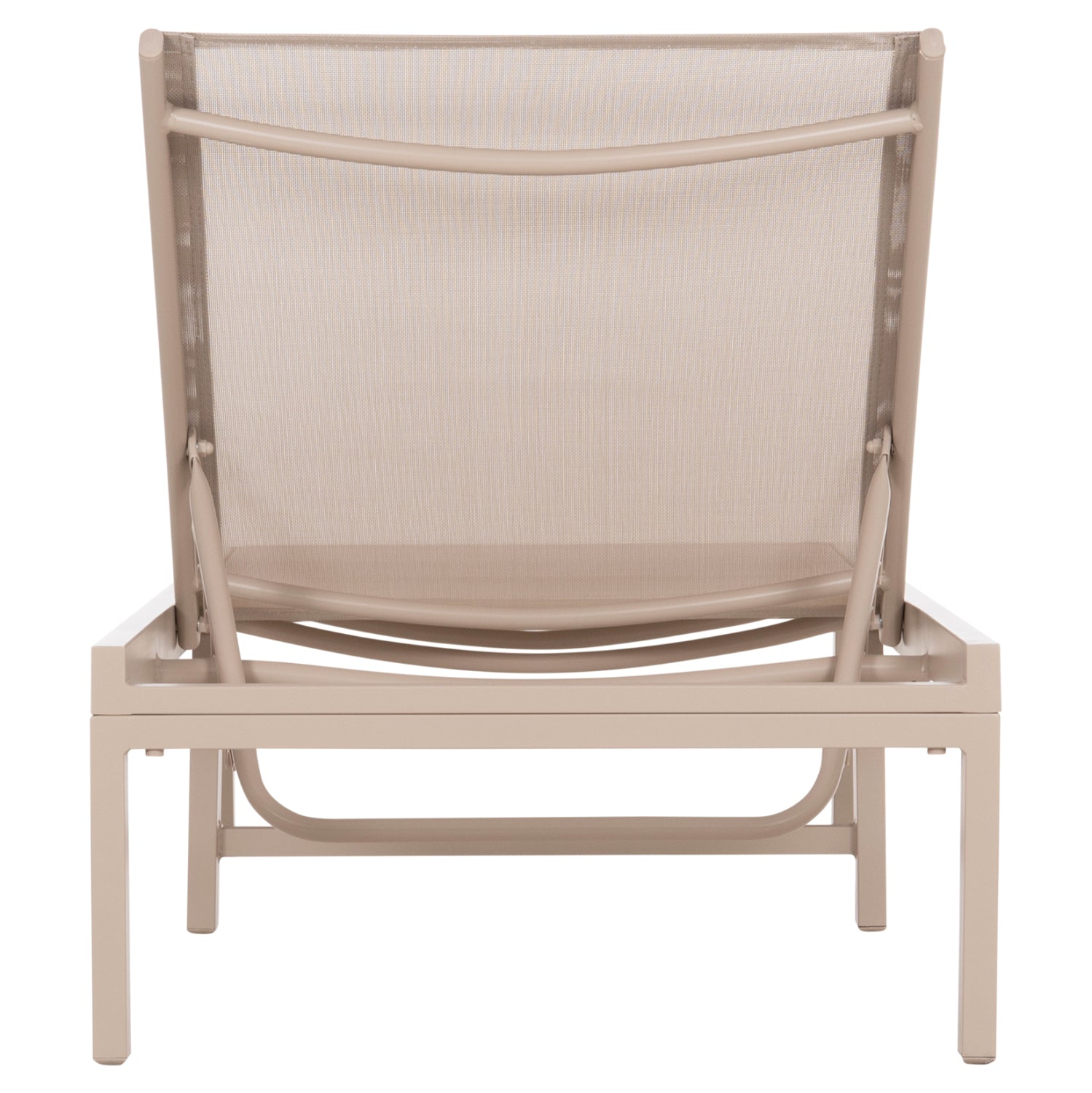 ALUMINUM SUNBED THATCHER HM5983.04 CHAMPAGNE-COLORED FRAME & TEXTILENE 197x64x92Hcm.