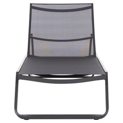 SUNLOUNGER MARIMAR HM6562.01 ALUMINUM FRAME & TEXTILENE IN GREY 220x67.5x31.5Hcm