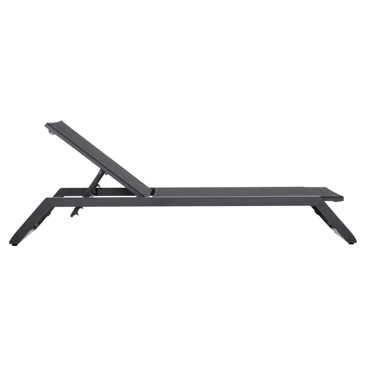 SUNLOUNGER MARIMAR HM6562.01 ALUMINUM FRAME & TEXTILENE IN GREY 220x67.5x31.5Hcm