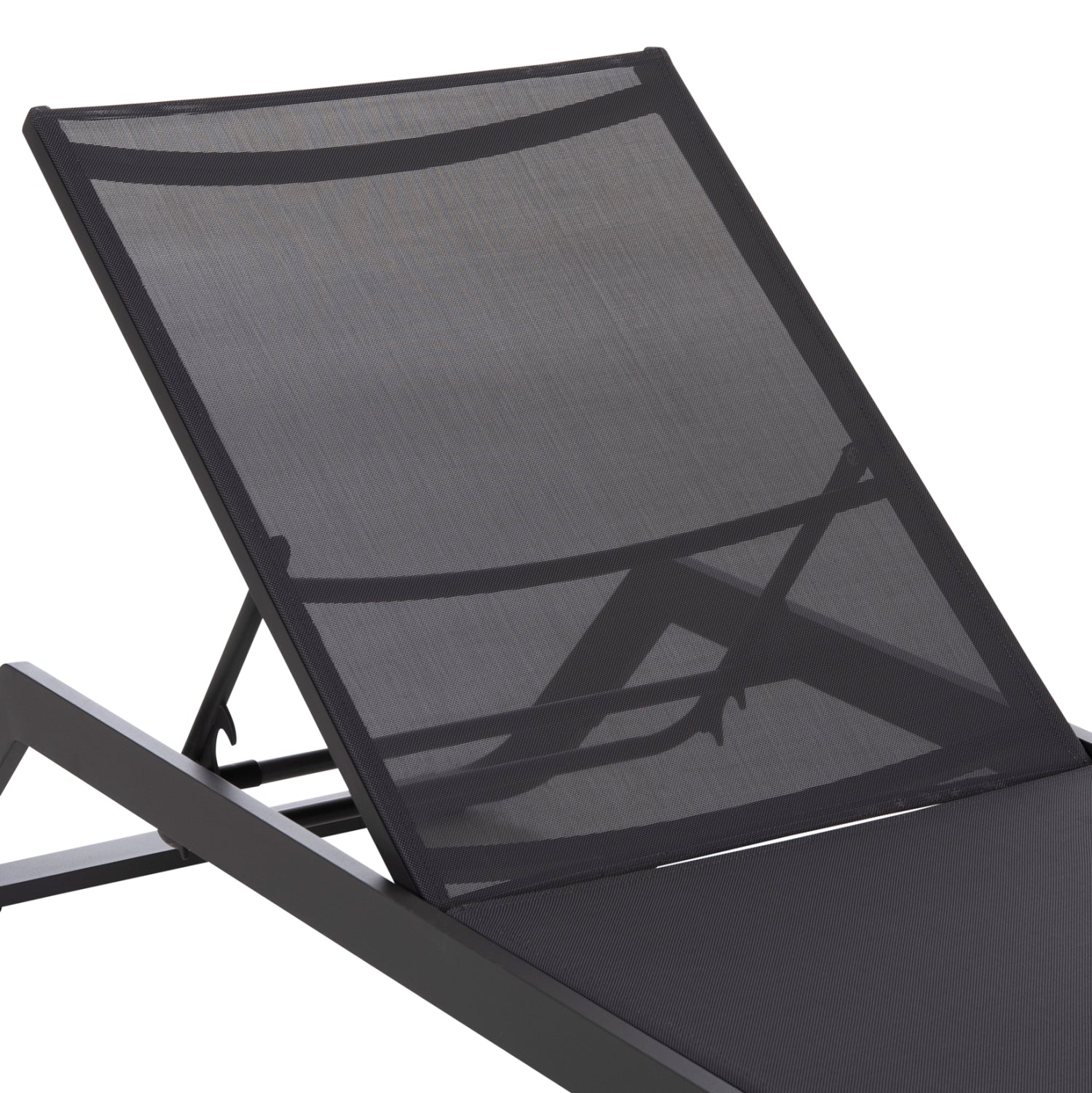 SUNLOUNGER MARIMAR HM6562.01 ALUMINUM FRAME & TEXTILENE IN GREY 220x67.5x31.5Hcm