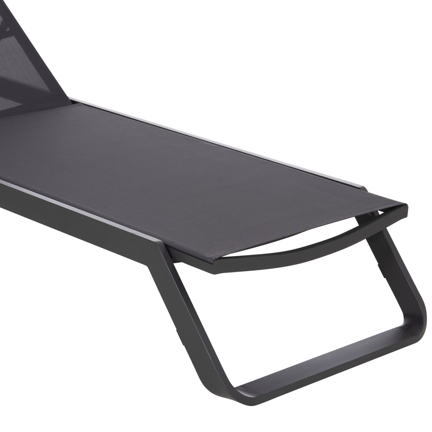 SUNLOUNGER MARIMAR HM6562.01 ALUMINUM FRAME & TEXTILENE IN GREY 220x67.5x31.5Hcm
