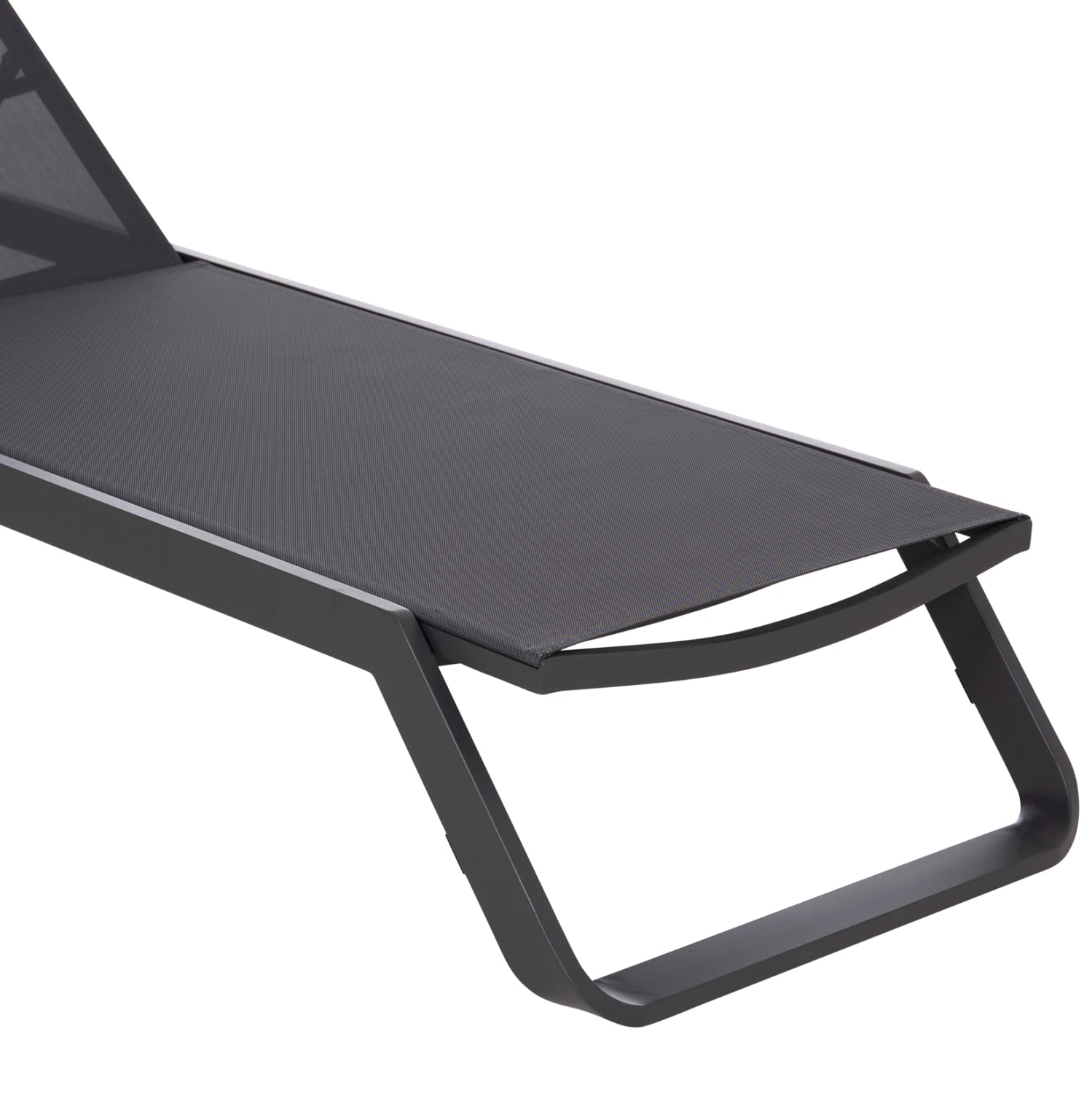 SUNLOUNGER MARIMAR HM6562.01 ALUMINUM FRAME & TEXTILENE IN GREY 220x67.5x31.5Hcm