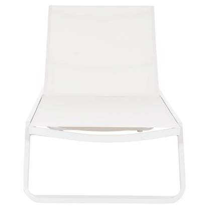 SUNLOUNGER MARIMAR HM6562.02 ALUMINUM FRAME & TEXTILENE IN WHITE 220x67.5x31.5Hcm