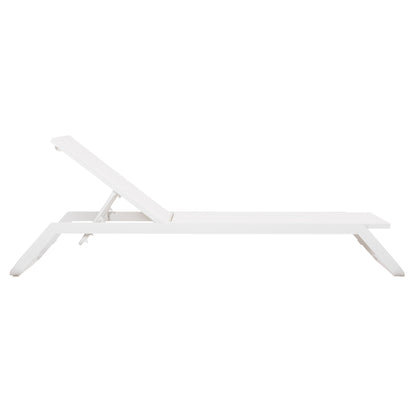 SUNLOUNGER MARIMAR HM6562.02 ALUMINUM FRAME & TEXTILENE IN WHITE 220x67.5x31.5Hcm