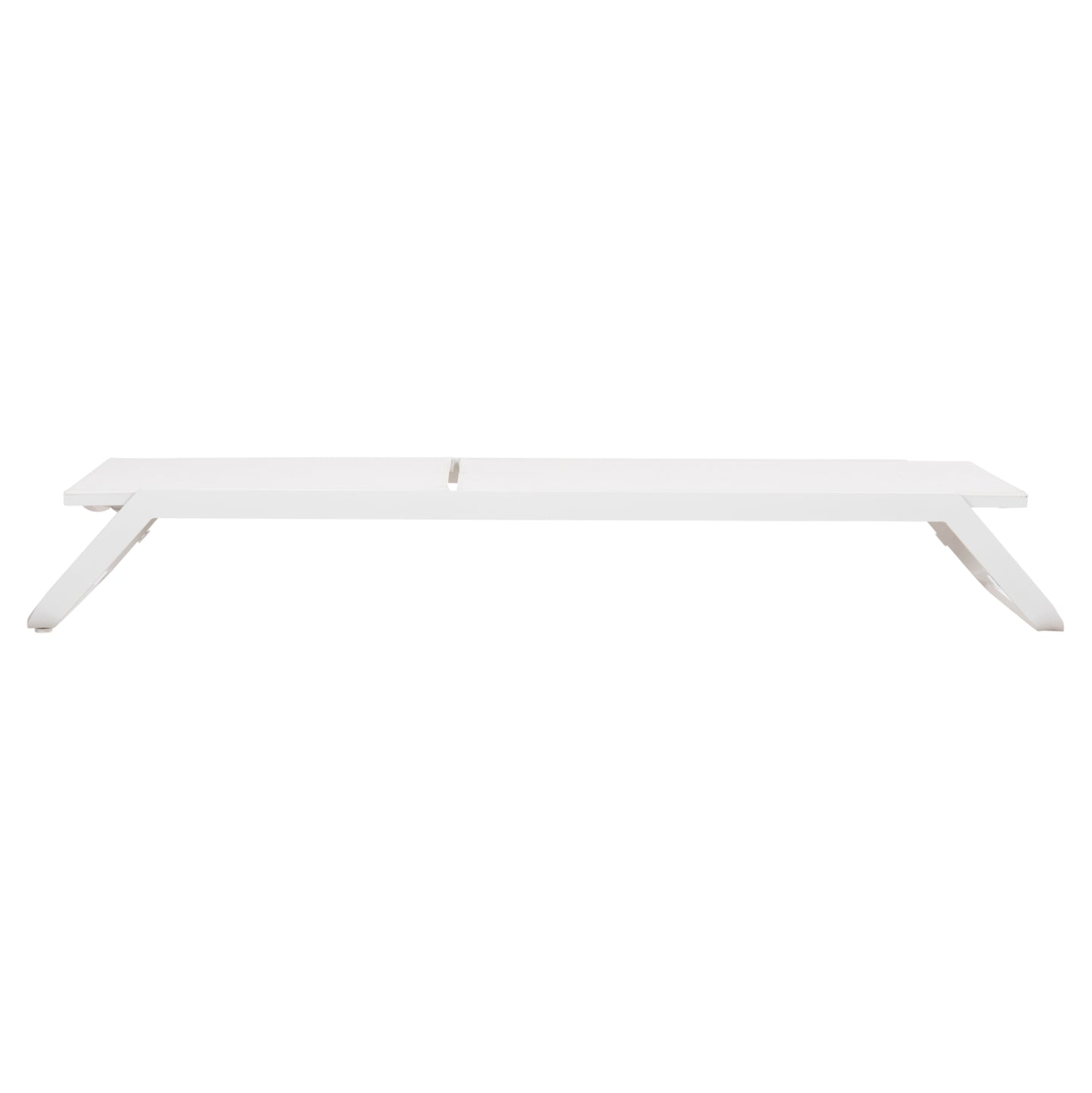 SUNLOUNGER MARIMAR HM6562.02 ALUMINUM FRAME & TEXTILENE IN WHITE 220x67.5x31.5Hcm