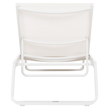 SUNLOUNGER MARIMAR HM6562.02 ALUMINUM FRAME & TEXTILENE IN WHITE 220x67.5x31.5Hcm