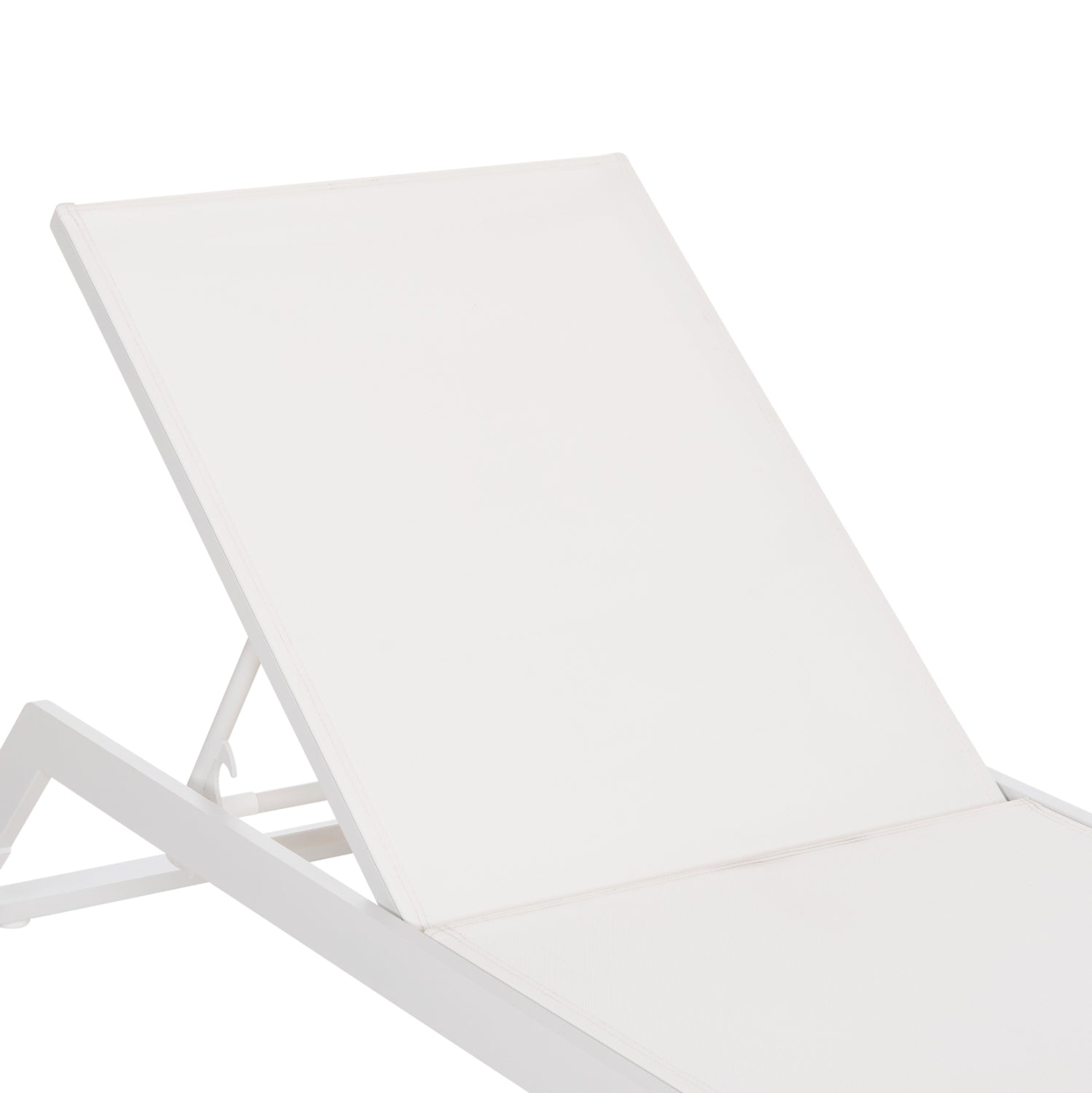 SUNLOUNGER MARIMAR HM6562.02 ALUMINUM FRAME & TEXTILENE IN WHITE 220x67.5x31.5Hcm