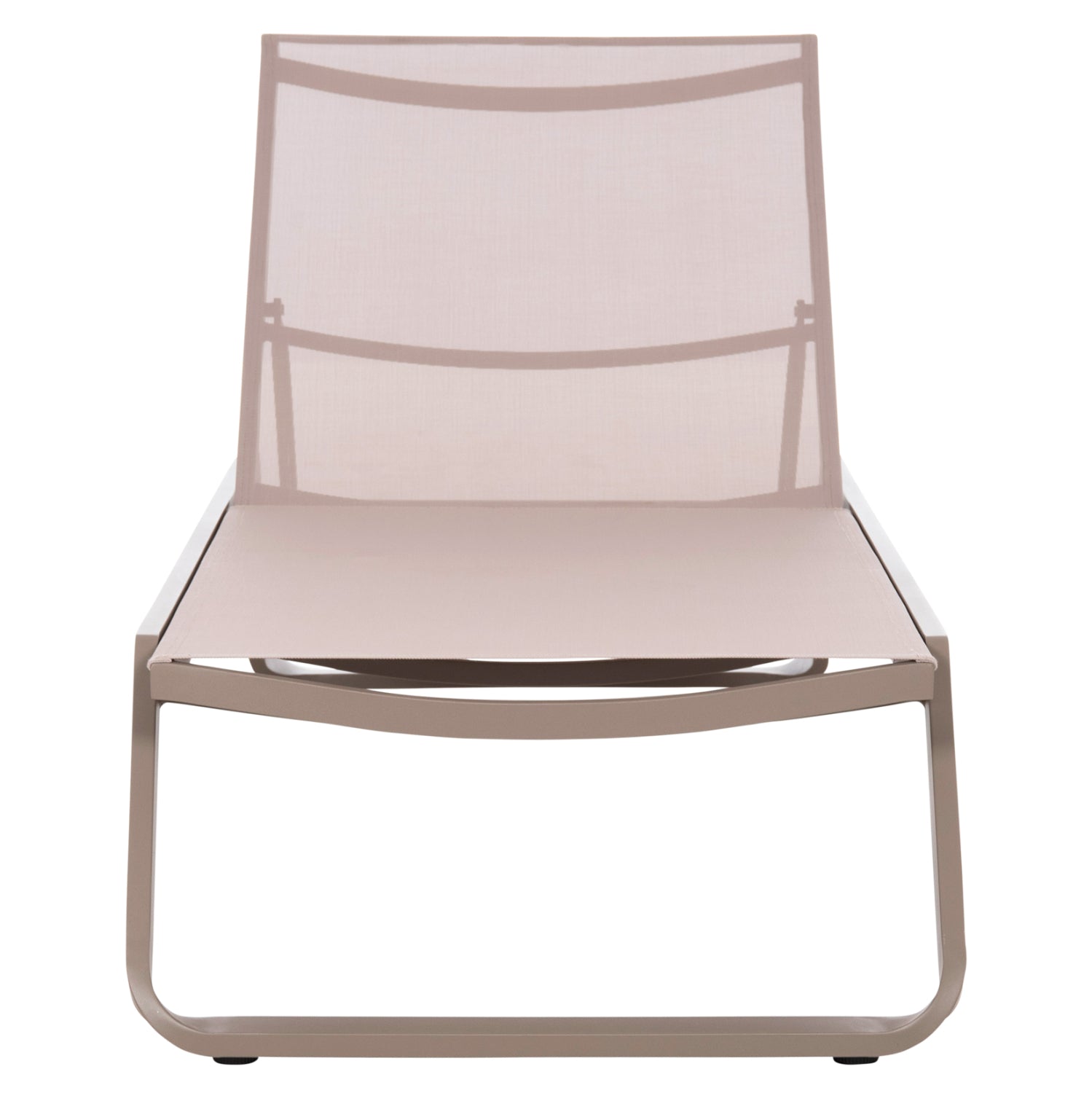 SUNLOUNGER MARIMAR HM6562.03 ALUMINUM FRAME IN TAUPE & TEXTILENE IN BEIGE 220x67.5x31.5Hcm