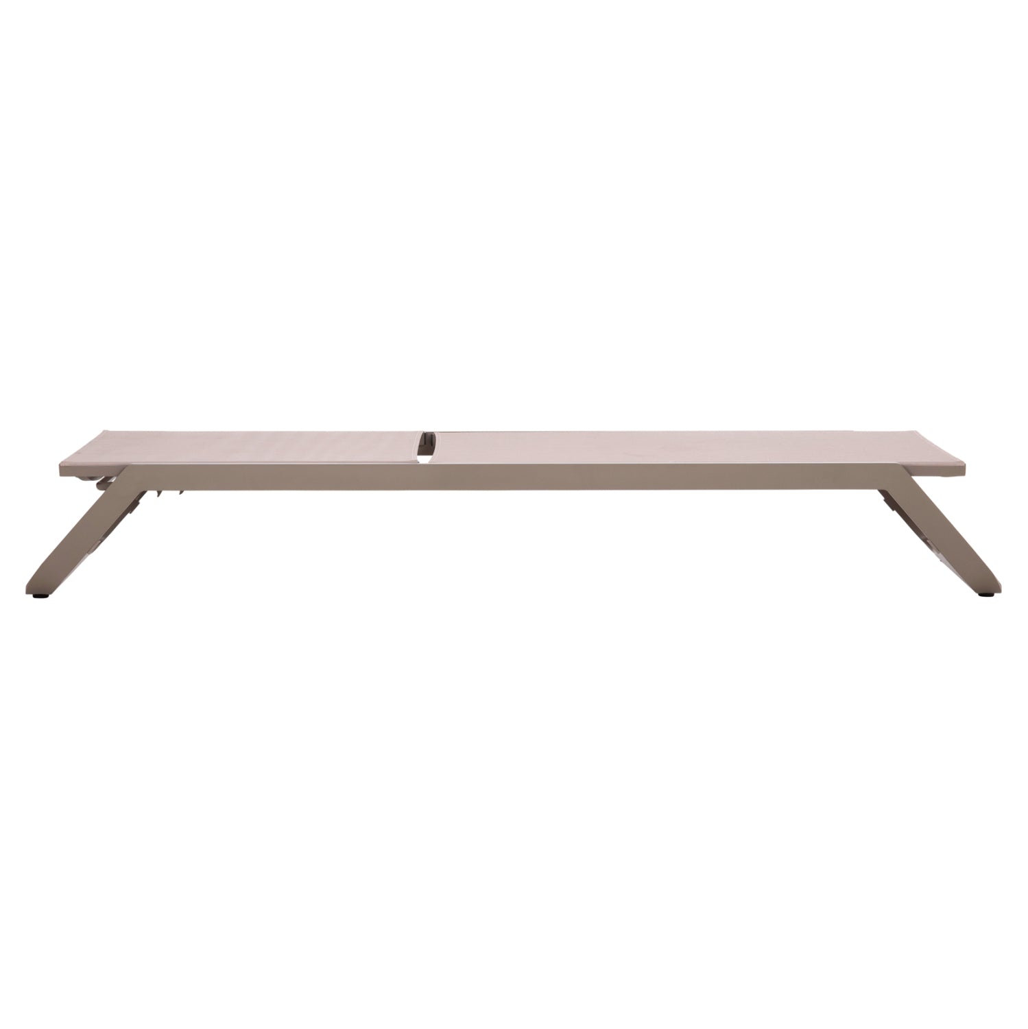 SUNLOUNGER MARIMAR HM6562.03 ALUMINUM FRAME IN TAUPE & TEXTILENE IN BEIGE 220x67.5x31.5Hcm