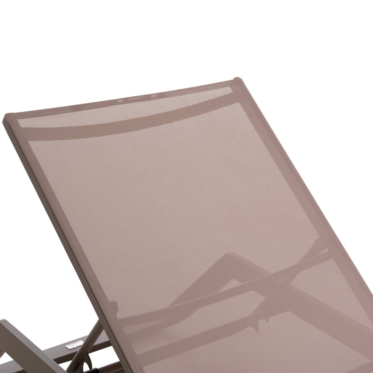 SUNLOUNGER MARIMAR HM6562.03 ALUMINUM FRAME IN TAUPE & TEXTILENE IN BEIGE 220x67.5x31.5Hcm