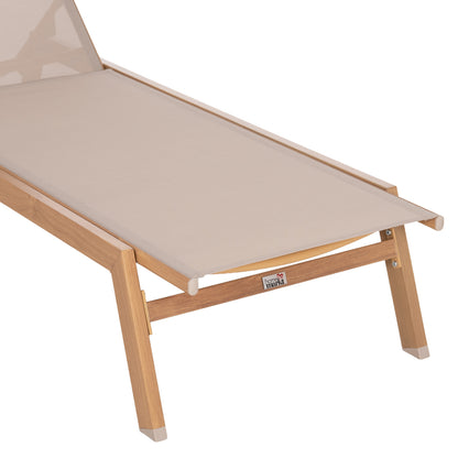 ALUMINUM SUNBED WITH HEADREST RABIA HM5982.05 IN HEAT TRANSFER COLOR & WHITE 188x60x30Hcm.