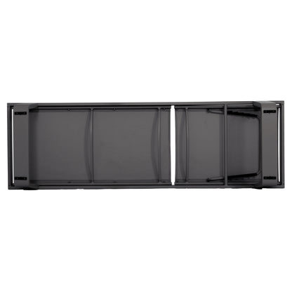 ALUMINUM SUNBED RICKON WITH TESLIN FABRIC HM6292.01 GREY COLOR 198x61,5x97Hcm.