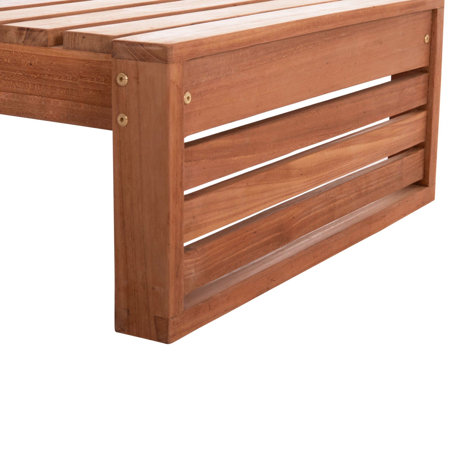 SUNLOUNGER WITHOUT CUSHIONS ZIZEL HM6161 TEAK WOOD IN NATURAL 200x71x30Hcm.