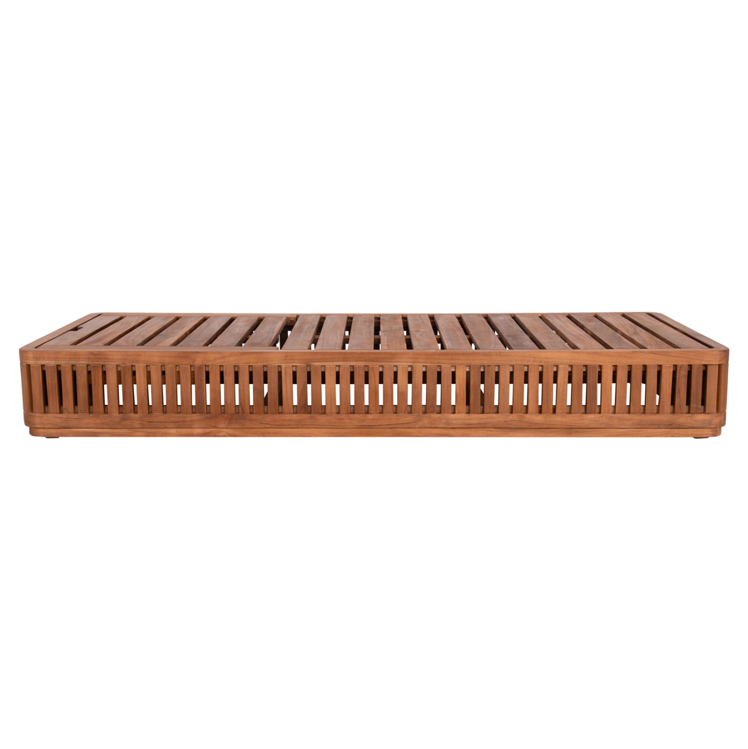 SUNLOUNGER WITHOUT CUSHIONS VERNON HM6331 TEAK WOOD IN NATURAL 200x80x25Hcm.