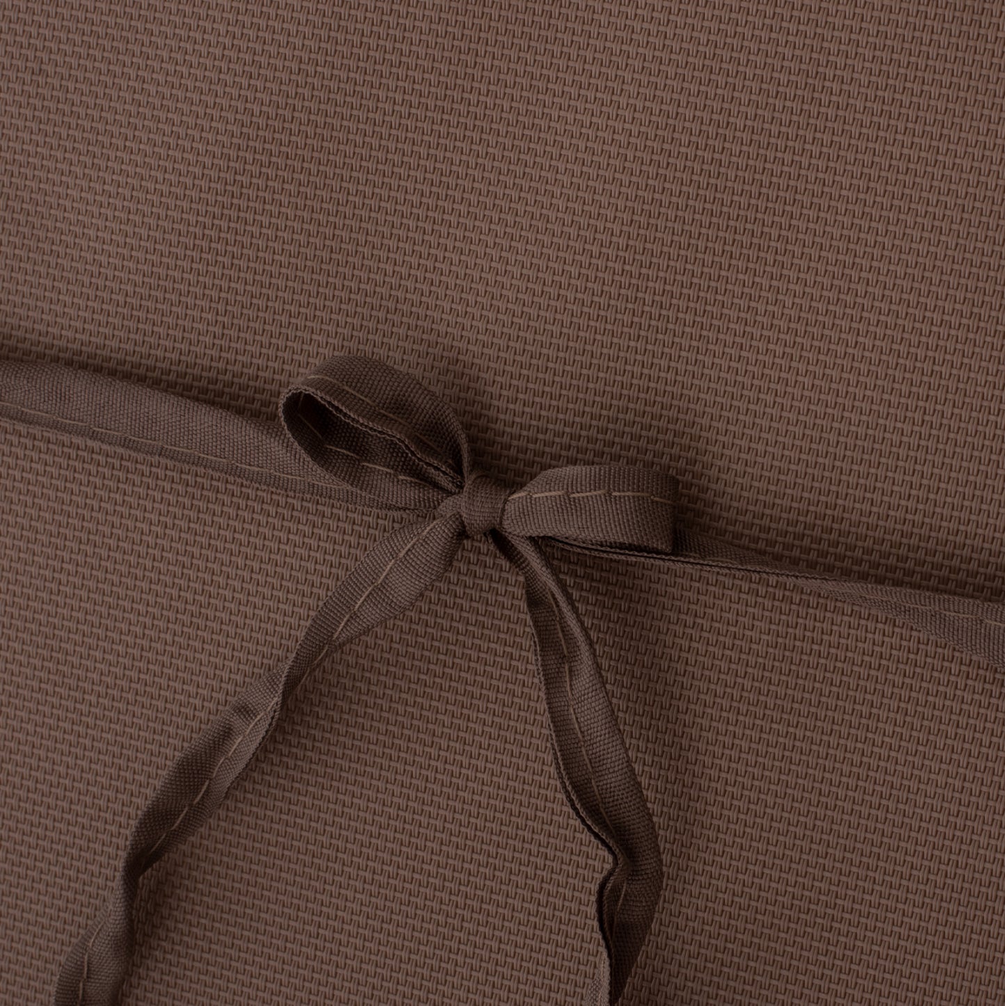 BEACH LOUNGER WITH CUSHION KORINOS HM10777.04T PINE WOOD--TEXTILENE COVER IN MOCHA 79x204x80Hcm.