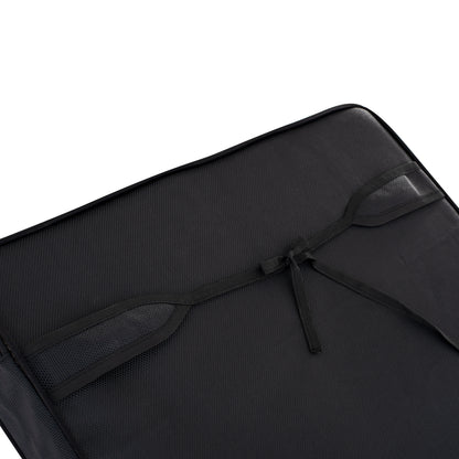 BEACH LOUNGER WITH CUSHION KORINOS HM10776.05T PINE WOOD--TEXTILENE COVER IN BLACK 79x204x77Hcm.
