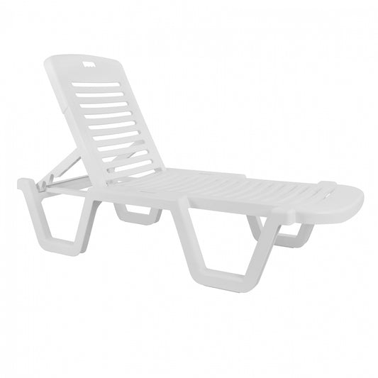 Sunbed Beach Plastic Reclining Relax 70x190x36cm