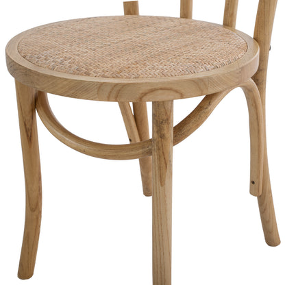 VIENNA WOODEN CHAIR MONTREAL HM8914.05 MADE OF BEECH WOOD IN DARK HONEY COLOR